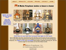 Tablet Screenshot of malmfireplaces.com